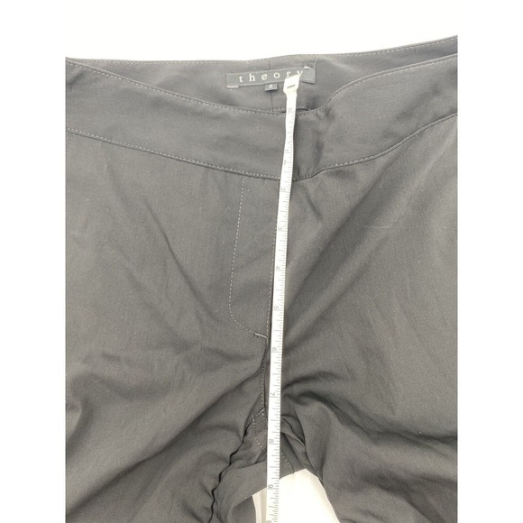 Theory Pants Shira Hi-Tech Black Wool‎ Blend Size 0 NWT - Picture 5 of 5